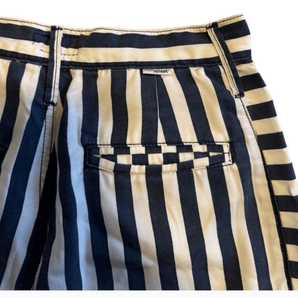 Mother The Inset Greaser Sea Daze Sz 25 blue and white Americana maximalist E - Picture 5 of 15